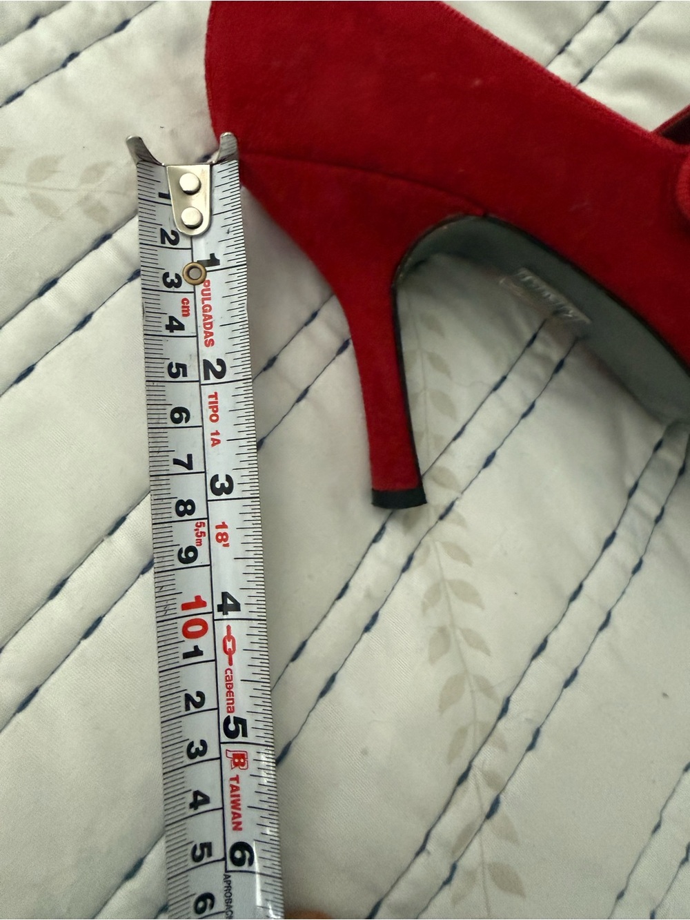 Via Spiga Red Suede Mary Jane Pumps | Made in Italy | Size 8 - Picture 10 of 10